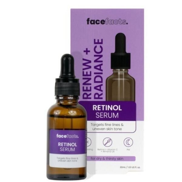 facefacts renew & radiance retinol serum – 30ml