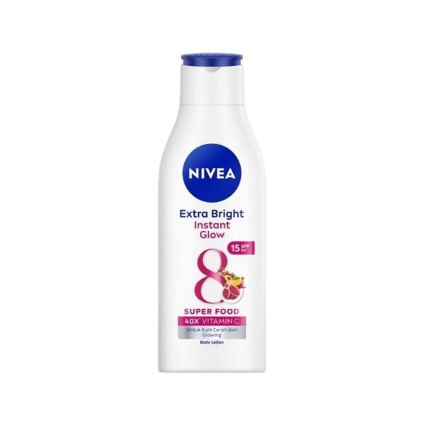 nivea extra bright instant glow super food body lotion 200ml