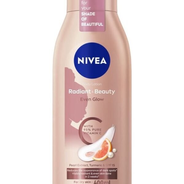 nivea radiant & beauty even glow body lotion