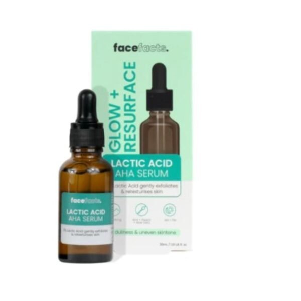 Facefacts Glow & Resurface Lactic Acid Serum – 30ml